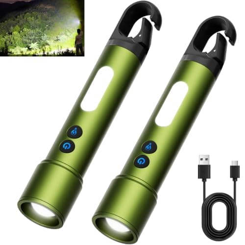 backagain LED Flashlight Rechargeable,High Lumens Super Bright Flash Light — image 1