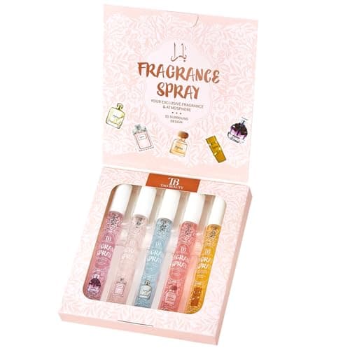 ADMD 5-Pack Scented Body & Room Sprays,10ml Travel Size | Floral,Fruity & Vanilla Blends Skin-Safe, Fine Mist for Women, Gift Ideas Tao Beauty Fragrance Spray — image 1