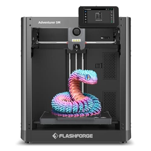 FLASHFORGE Adventurer 5M 3D Printer with Fully Auto Leveling, Max 600mm/s High Speed Printing, 280°C Direct Extruder with 3S Detachable Nozzle, CoreXY All Metal Structure, Print Size 220x220x220mm — image 1