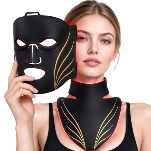 Red Light Therapy Mask for Face & Neck, 640 LEDs, 4 Modes — image 1