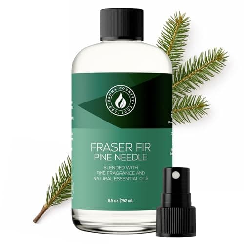 Aroma Country Fraser Fir Christmas Tree Diffuser Oil - Luxury Essential Oils for Diffuser Refill & Air Freshener Room Spray - Natural Home Fragrance, Pine Needle Scented Oil for Diffusers (8.5 Fl. oz) — image 1