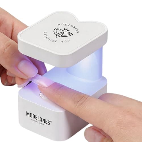 modelones Mini UV Light for Gel Nails, UV Nail Lamp, Nail Light with 2 Timers for Fast Curing Gel Polish Nails Extension, Portable LED USB Flash Cure Lamp for Travel — image 1