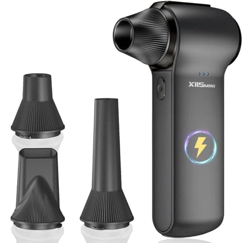 Compressed Air Duster 180000RPM – Super Power Cordless Electric Air Duster with 3-Speed Turbo Fan, Rechargeable Air Blower for Computer, Keyboard, Car, Camera & Home Cleaning — image 1