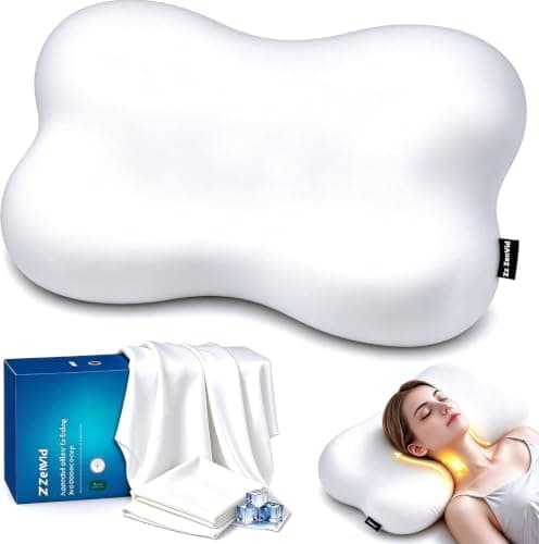Cervical Neck Pillow, Memory Foam Pillows for Side/Back/Stomach Sleepers — image 1