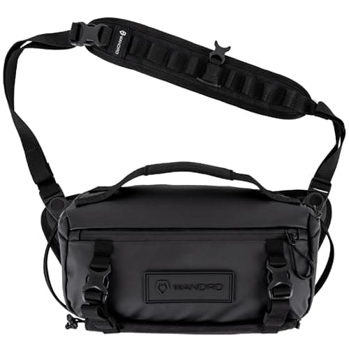 WANDRD ROGUE V1 6L Sling: Compact Camera Sling and Crossbody Bag with Fast Access, 3-Way Carry– Lightweight Everyday Bag Great for Travel, Photography, and Daily Use (Black)
