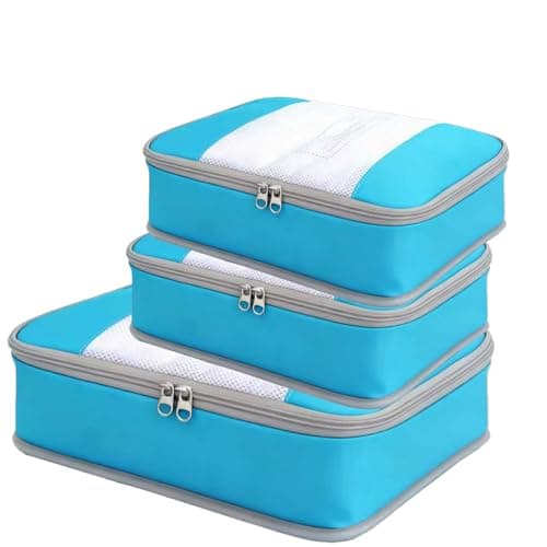 Packing Cubes for 24" Suitcase Travel Luggage Organizers - Travel Organizer Bags Luggage Clothes Accessories Storage Carry on Suitcase Packing Pouches Bag For Men Women Kids 1/2X1PACK+1/4X2PACK — image 1
