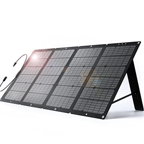 120W Portable Solar Panel, High 22% Efficiency ETFE Foldable Solar Panel Charger with Carry Case, IP65 Waterproof, MC4 Output for Power Station RV Camping Off Grid — image 1