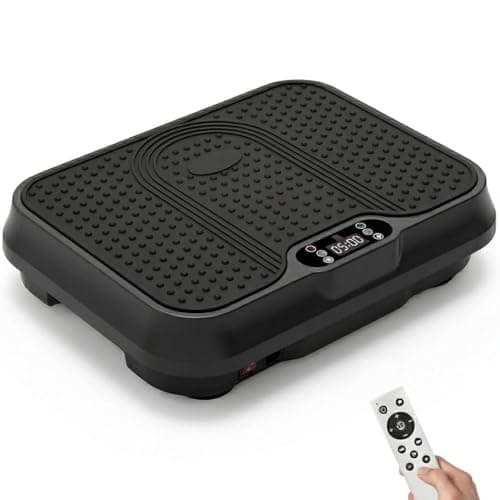 Vibration Plate Exercise Machine, Compact Vibrating Plate for Lymphatic Drainage, Vibration Plates for Weight Loss for Women Men, 400 Lbs Capacity Shake Plate Full Body Workout Machine for Home Gym — image 1