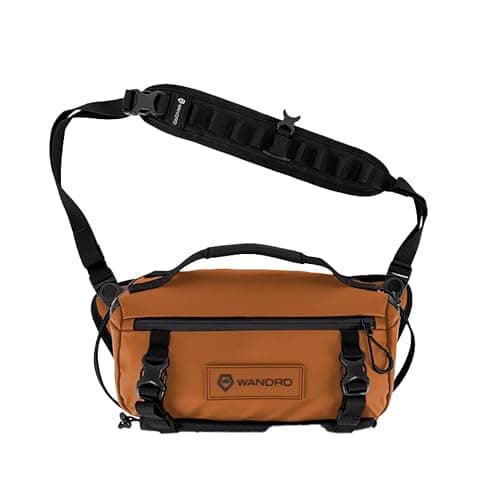 WANDRD ROGUE V1 6L Sling: Compact Camera Sling and Crossbody Bag with Fast Access, 3-Way Carry– Lightweight Everyday Bag Great for Travel, Photography, and Daily Use (Sedona Orange)