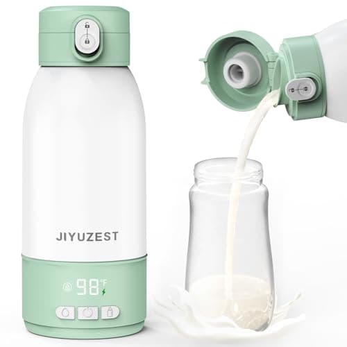 Portable Bottle Warmer for Travel - Fast Heating with 18000mAh Battery & 17OZ Large Capacity, Bottle Warmer On The Go with Dual Heating Modes for Breast Milk & Water, Ideal for Car & Airplane