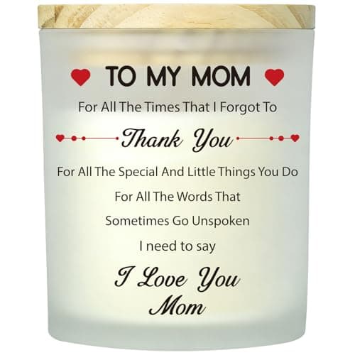 Nialnant Mothers Day Scented Candle Gifts for Mom, Grandma, I Love You Mom Birthday Gifts from Daughter or Son, Lavender Scented Candles for Women — image 1