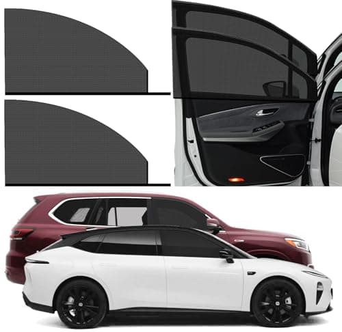 Car Window Screen for Cars and SUVs, Insect-Proof, Maintains Air Circulation, Sun Shading, Privacy Protection(2 Front Windows) — image 1