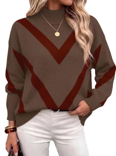 Sipaya Women's Turtleneck Sweater 2026 Fall Winter Knitted Pullover — image 1