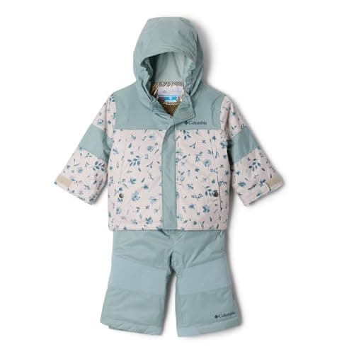 Columbia Youth Mighty Mogul II Set, Dark Stone Watergarden/Crushed Blue, 3T