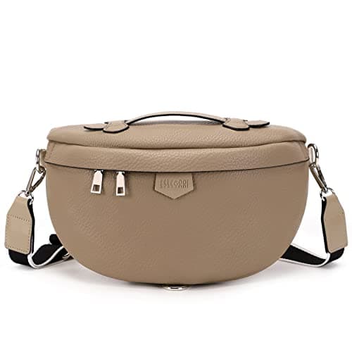 Eslcorri Crossbody Bags for Women - Fashion Sling Purse Shoulder Bag Fanny Pack Leather Causal Chest Bum Bag Cross Body Purse — image 1