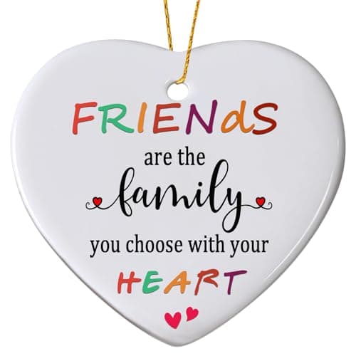 Friends Christmas Ornaments 2025, Friend Ornaments for Women, Friends are The Family We Choose Ornament, Best Friend, Friendship Gifts for Women — image 1