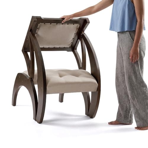 FLEXISPOT 3-in-1 Convertible Chair to Table with 2 Seats,Desk and Chair Set for 2, Upholstered Accent Chair with Solid Wood Frame, Easy Flip Design, Space Saving Furniture for Small Apartments — image 1