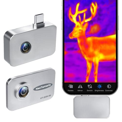 Thermal Camera for Android USB-C, 512x384 Super Resolution with Macro Lens, NeoTamarix 256x192 IR Resolution Thermal Imager, 5°F to 1022°F, Work for Home Industrial PCB Inspection(NOT for iOS) — image 1