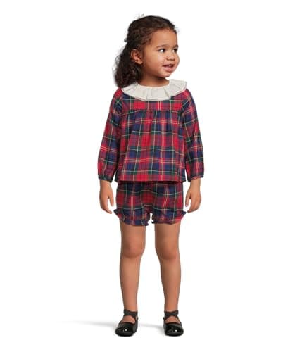 Baby Tartan Matching Set, RED, 6-12