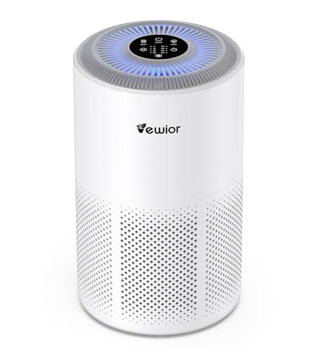 Air Purifiers for Home Large Room Up to 1800 ft², VEWIOR H13 True HEPA Air Filter for Bedroom with Night Light, Fragrance Sponge, Sleep Mode, Timer, Air Cleaner for Smoke, Dander, Pollen — image 1