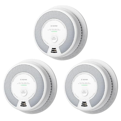 X-Sense Smoke & Carbon Monoxide Alarm, SC06, 3-Pack | 10-Year Sealed Battery (Not Hardwired), 2-in-1 smoke & CO detection, Easy Installation, UL 217 & UL 2034 Certified — image 1