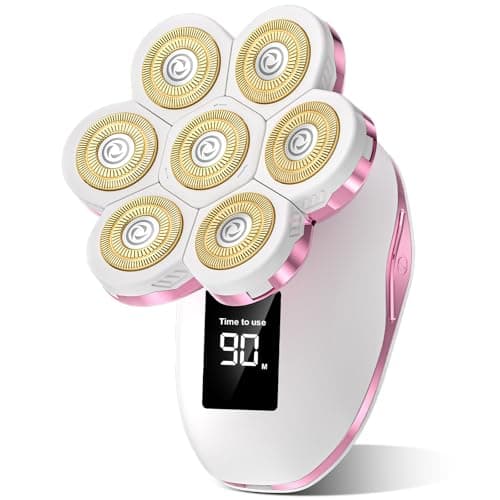 OLWDT Electric Razors for Women, 7D Electric Shaver for Womens Full Body | IPX8 Waterproof Wet Dry Hair Remover, 120 Mins Runtime, LED Display & Travel Lock for Legs, Face, Arms, Bikini Area — image 1