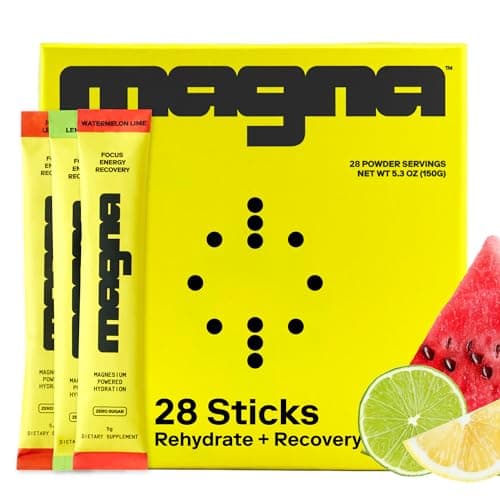 MAGNA Electrolyte Powder Drink Mix for Hydration (28 Servings, Variety) | Electrolyte powder packets support everyday hydration; Flavors: Iced Tea Lemonade, Blood Orange, Watermelon-Lime, Lemon Lime — image 1