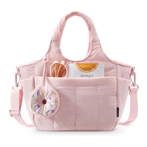 LOVEVOOK Cute Lunch Bag for Women, Insulated Lunch Box for Work | Insulated lunch box for women, shoulder strap, large bottle holder, ideal for work, picnics, and daily meals — image 1