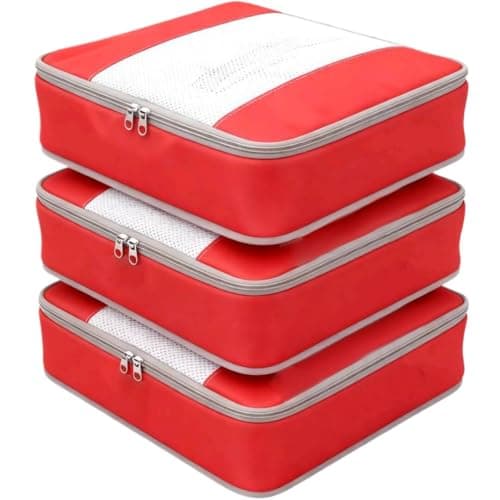 Packing Cubes for 28" Suitcase Travel Luggage Organizers - Travel Organizer Bags Luggage Clothes Accessories Storage Carry on Suitcase Packing Pouches Bag For Men Women Kids 1/4X3PACK — image 1