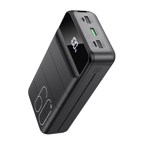 Portable Charger Power Bank 60000mAh Fast Charging 22.5W PD4.0 & QC 4.0 with USB C Battery Pack Charger Portable High Capacity Portable Phone Charger Power Bank for iPhone,Samsung,Travel (Black)
