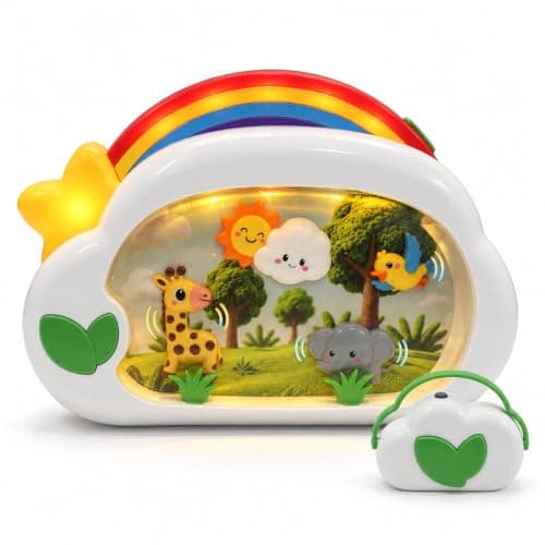 Baby Sleep Soother, USB-C Rechargeable Musical Crib Toy and Sound Machine with Lights for 0-12 Months Infant Toddler, Tummy Time Infant Toys, Birthday Gifts for Newborn 0-3 Years — image 1