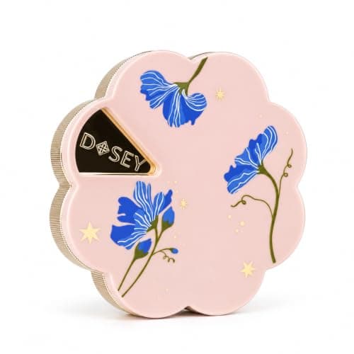 Dosey Twist+Stack Pill Organizer, Weekly & Daily Medicine Organizer Case, Portable Travel Pill Box, Compact Vitamin & Medication Storage Solution, Blush Floral — image 1