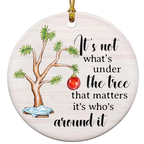 Christmas Ornaments 2025, Ceramic Ornaments for Tree, Christmas Decor Gifts for Women, Men, Vacation Ornament for Family, Sister, Friends, Meaningful Ornaments — image 1