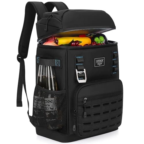 Cooler Backpack 2 Insulated Compartments Leak Proof Beach Coolers Back Pack Waterproof Cooler Bag for Hiking, BBQ Camping, Picnic, Fishing (25L, 36 Cans) — image 1