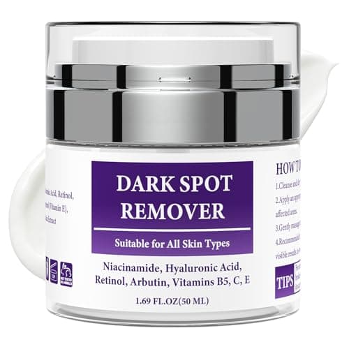 Jessasjet Dark Spot Remover for Face & Body, Advanced Corrector Cream with Niacinamide, Retinol, Arbutin, Hyaluronic Acid & Vitamins B5 C E, Fade Age Spots, Sun Spots, Freckles (1.69 Fl Oz)