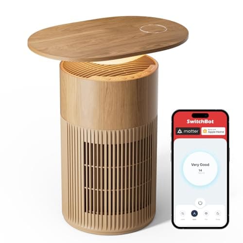 SwitchBot Air Purifier for Home Large Room up to 3620 ft², Pet Mode, Support Matter, 20dB, Washable Pre-filter, Aromatherapy, Works with Alexa, Google Home, Apple Home, Ideal for Odor, Dust & Pet Hair — image 1