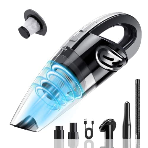 KIETRIX Handheld Vacuum Cordless, 15000Pa Powerful Car Vacuum Cleaner - 7800mAh Rechargeable Portable Mini Vacuum with 70000RPM Motor, 5 Nozzles, Low Noise, Washable Filter, for Car, Home, Office, Pet — image 1
