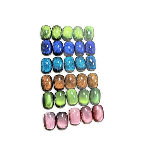 Aiartfans Cat Eye Nail Polish Set, 6 Colors, Soak Off UV LED Nail Polish Kit Gel Nail Polish with Multi-Functional Magnetic Stick for Christmas Style — image 1