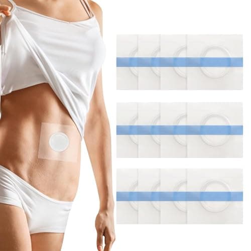 12PCS Castor Oil Patches - Transparent PU Film for Belly Button Patch, Invisible & Leak-Proof Design, Self-Adhesive Disposable Stickers, No Wash Needed (Oil Not Included) — image 1