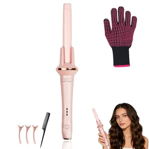 Automatic Curling Iron, 1 Inch 2-Way Auto Rotating Hair Curler for Long Thick Hair, Fast Heating Ceramic Curling Wand with 3 Heat Settings, Anti-Scald, Beginner Friendly, 60 Mins Auto Shut-Off — image 1