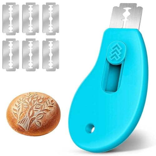 KacNacPro Bread Lame Sourdough Scoring Tool, Extractable & Magnetic Bread Scoring Tool, Bread Scoring Knife for Sourdough Bread Baking, Bread Scorer Tool with 5 Replaceable Razor Blades — image 1