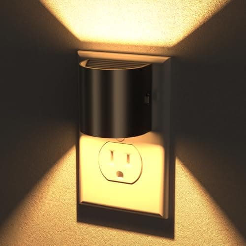 Night Lights Plug into Wall, LED Night Light 2 Pack, Soft Glow Night Lights with Dusk to Dawn Sensor, 3-Level Dimmable Nightlight, Up & Down Lighting Night Lights for Bedroom, Bathroom, Hallway — image 1