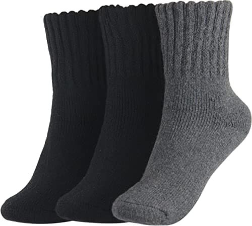 BenSorts Women's Winter Boots Socks Thick Warm Cozy Crew Socks Solid Color Gifts — image 1