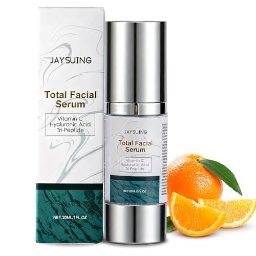 All-in-One Vitamin C Serum For Face With Hyaluronic Acid & Peptides – Anti-Aging, Dark Spot Corrector, Firming & Hydrating Treatment For Women & Men, Reduces Wrinkles & Fine Lines, 30ml (1 Fl Oz) — image 1