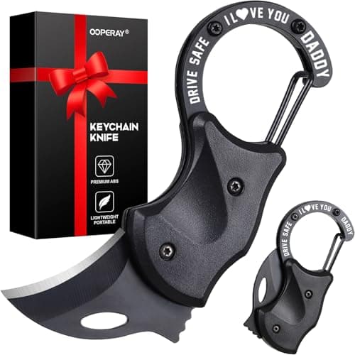 OOPERAY Gifts for Dad Fathers Day, Fathers Day Dad Gifts, EDC Box Cutter for Camping Hiking Fishing, Birthday Gift Ideas for Daddy, EDC Tool Gift from Daughter Son — image 1