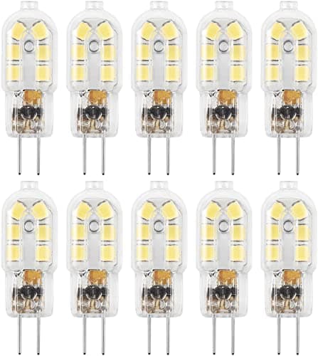 Amazing power G4 LED Bulb, 12V Bi Pin 20W Halogen Bulb Replacement, NOT Dimmable, Daylight White 6000K, 10-Pack — image 1