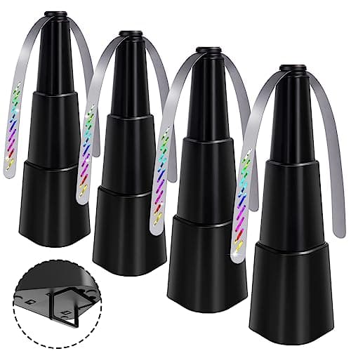 KTDRJN Fly Fans for Tables,Food Indoor Outside,4 Pack Portable Outdoor Picnic Fan,Batteries Powered Table Restaurant, Party, Home,Outdoor Dinner(Black)