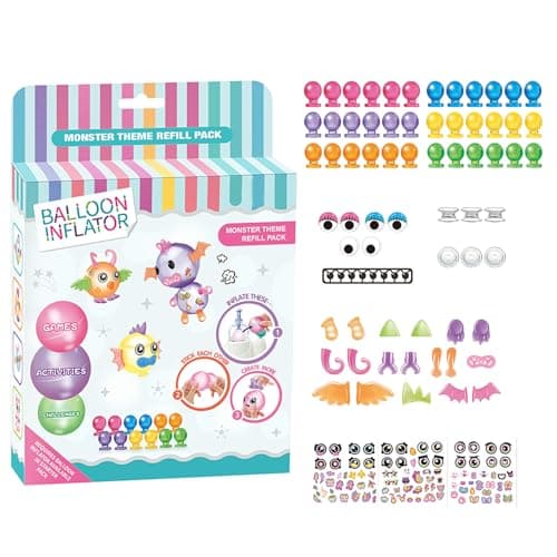 Kenvc DIY Craft Kits Toys Accessories, Balloon Toy Accessories, Arts & Crafts Toy for 3 4 5 6 7 8 9 10 11 12 Year Boys and Girls Birthday Gifts