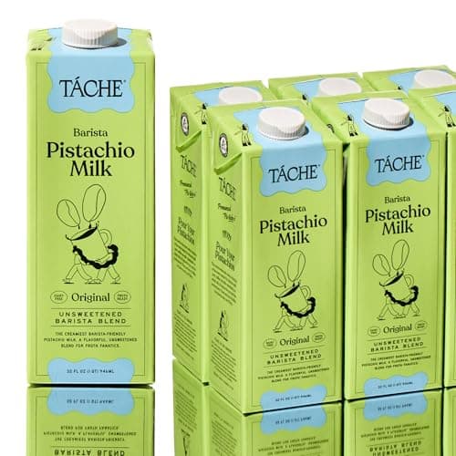 Táche Unsweetened Barista Pistachio Milk, Plant-Based Pistachio Creamer for Coffee and Lattes, Frothy, Vegan Pistachio Cream with No Added Oil, Dairy-Free Milk Alternative, (32oz, 6-Pack) — image 1