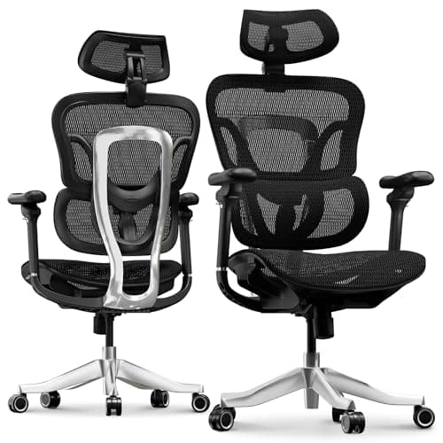 FLEXISPOT Ergoe-NEX Max Ergonomic Office Chair Black - Aluminum Alloy Frame & Base, 661 lb Capacity, 5D Armrests, 4D Adaptive Lumbar & 4D Headrest 1 — image 1